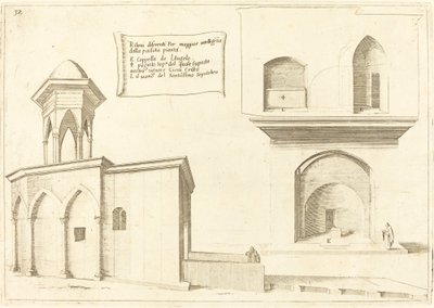 聖墳墓教会の立面図 作： Jacques Callot