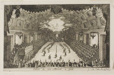 The Combat at the Barrierより、殿下の徒歩入場 作： Jacques Callot