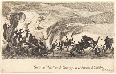 M. de Couvonge と M. de Chalabre のエントリー 作： Jacques Callot