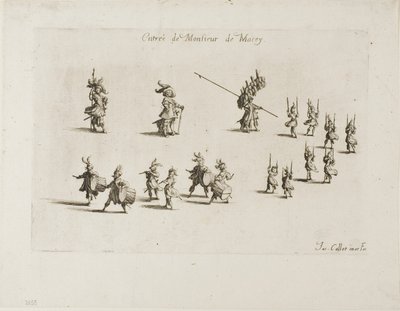 The Combat at the Barrier からの M. de Macey の登場 作： Jacques Callot