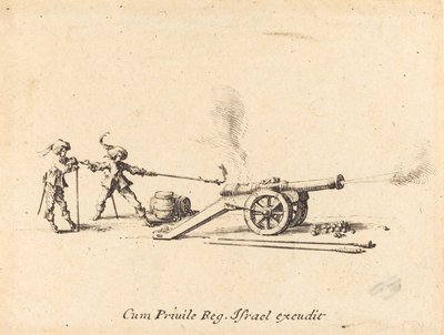大砲を発射する 作： Jacques Callot
