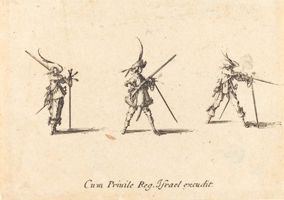 マスケット銃の発射 作： Jacques Callot
