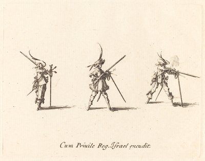 マスケット銃の発射 作： Jacques Callot
