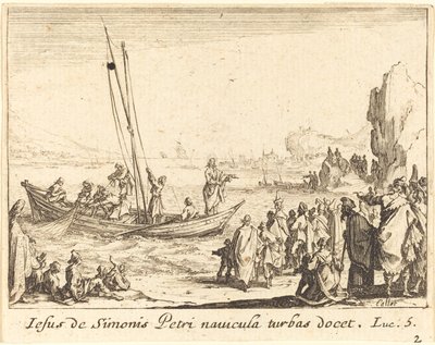 男性のフィッシャー 作： Jacques Callot
