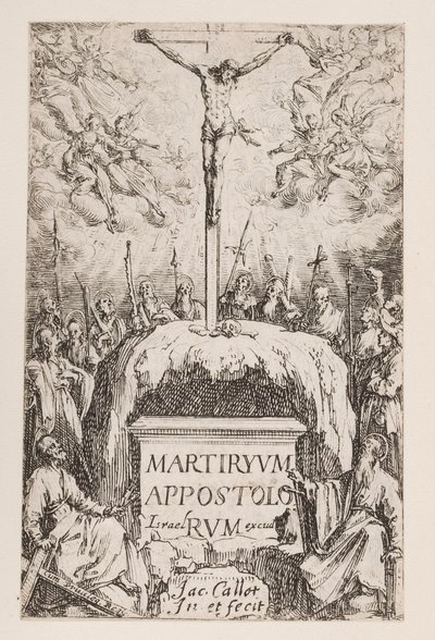 口絵; 使徒殉教よりNo.1 作： Jacques Callot