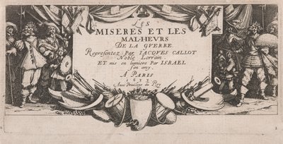 『戦争の大惨事』の口絵 作： Jacques Callot