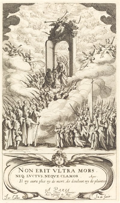 「聖人の暦」の口絵 作： Jacques Callot