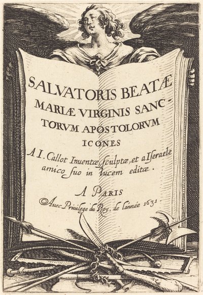 「大使徒」口絵 作： Jacques Callot