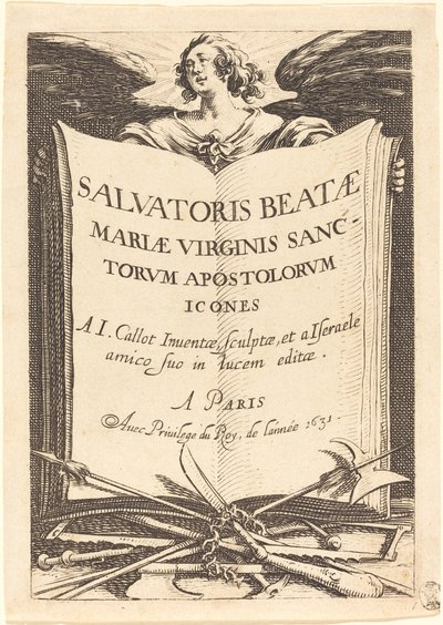「大使徒」口絵 作： Jacques Callot