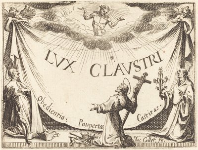 「回廊の光」の口絵 作： Jacques Callot