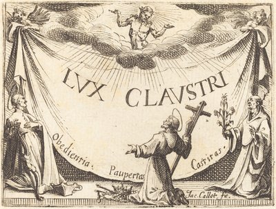 「回廊の光」の口絵 作： Jacques Callot