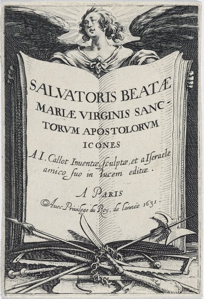 Les GrandsApôtres（The Large Apostles）の前絵、1631 作： Jacques Callot