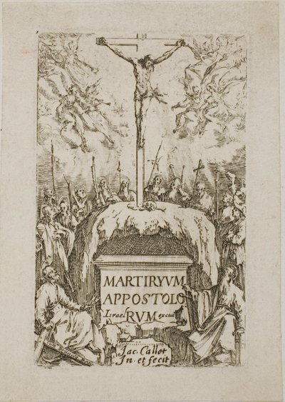 扉絵（『使徒たちの殉教』より 作： Jacques Callot