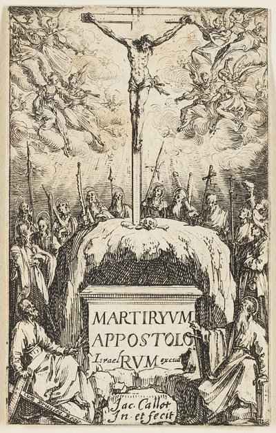 扉絵（『使徒たちの殉教』より 作： Jacques Callot