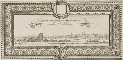 フィレンツェでデザインされたさまざまなシーンからの口絵 作： Jacques Callot