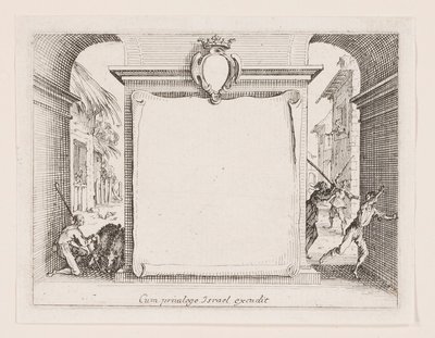 シリーズ La vie de l の口絵 作： Jacques Callot