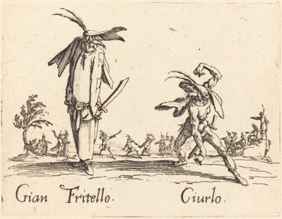 ジャン・フリテッロとシウルロ 作： Jacques Callot