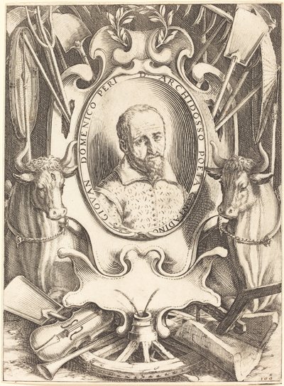 ジョヴァンニ・ドメニコ・ペリ、1619年。 作： Jacques Callot