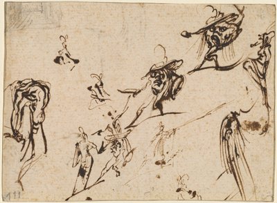 ゴビと他の奇妙な人物 作： Jacques Callot