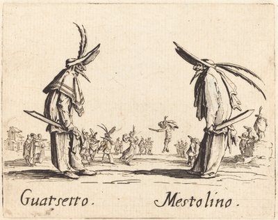 Guatsetto and Ladle, c. 1622年。 作： Jacques Callot