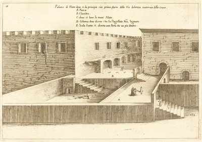 ピラトの家 作： Jacques Callot