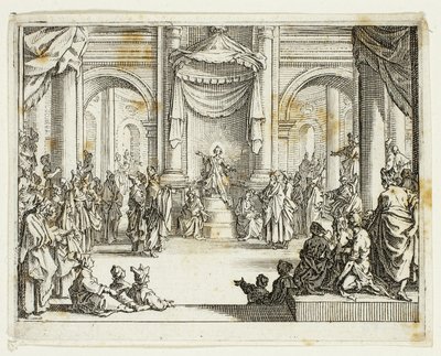 医師の中のイエス、新約聖書より 作： Jacques Callot
