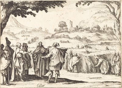 パリサイ人とイエス 作： Jacques Callot