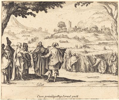パリサイ人とイエス 作： Jacques Callot
