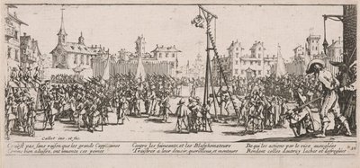 ストラパド、「戦争の大惨事」のイラスト 作： Jacques Callot