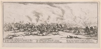 戦い、「戦争の大惨事」のイラスト 作： Jacques Callot