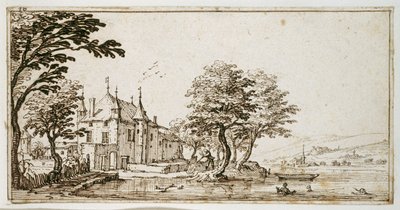 ラ・ヴィエイユ・マルグランジュ（ペン・茶インク・紙 作： Jacques Callot
