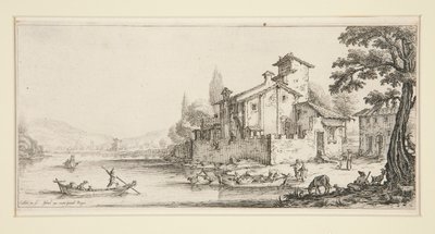上の散歩 作： Jacques Callot