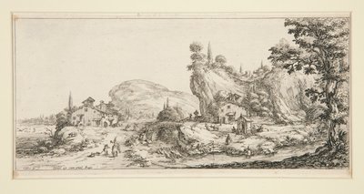 風景 #6 ジョヴァンニ・デ・メディチの風景画より 作： Jacques Callot