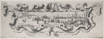 軍の着陸。 作： Jacques Callot