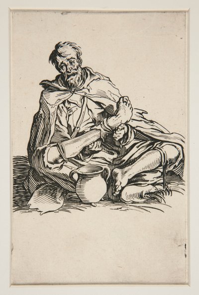 The Malingreux - No. 13 of Les Gueux 作： Jacques Callot