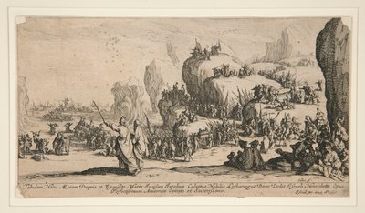 紅海を渡る 作： Jacques Callot