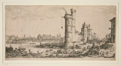 ポンヌフ、パリ 作： Jacques Callot
