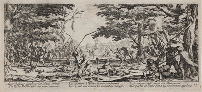戦争の悲惨と不幸 (blad 17) 作： Jacques Callot