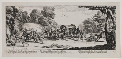 戦争の悲惨さと不幸 (blad 8) 作： Jacques Callot