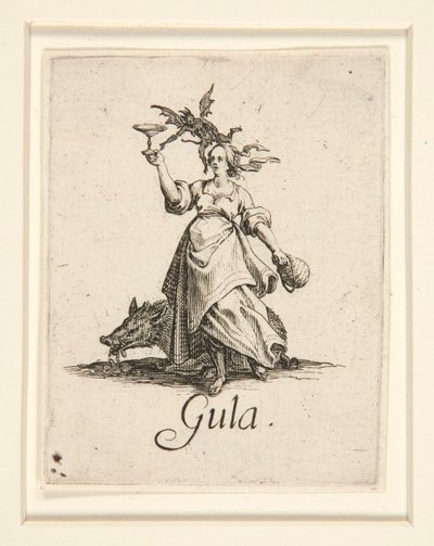 七つの大罪 ラ・グルマンディーズ（暴食） 作： Jacques Callot