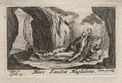 ペニテント：ステの死。 マドレーヌ 作： Jacques Callot