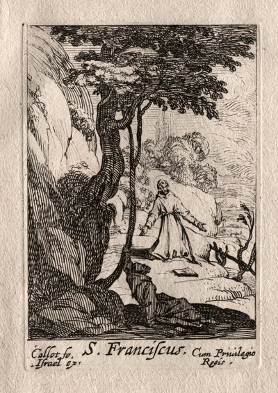 苦行者: St. フランソワ 作： Jacques Callot