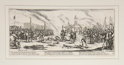 戦争の悲惨さ: No. 13 - 賭け金 作： Jacques Callot