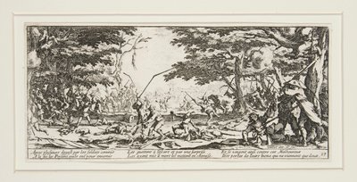 戦争の悲惨さ: N. 17 - 農民の復讐 作： Jacques Callot