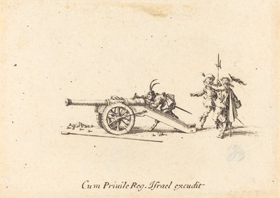 大砲の装填 作： Jacques Callot
