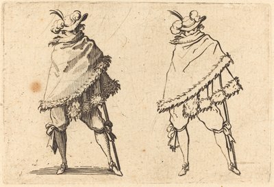 マントに包まれた男 作： Jacques Callot