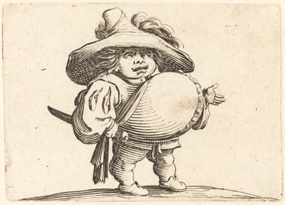 大きな腹を持つ男 作： Jacques Callot