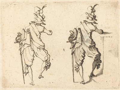 剣を持つ男 作： Jacques Callot