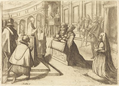 オーストリアのマーガレットとフェリペ3世の結婚 作： Jacques Callot