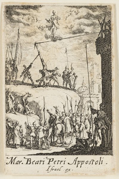 使徒たちの殉教』より「聖ペテロの殉教」第1章 作： Jacques Callot
